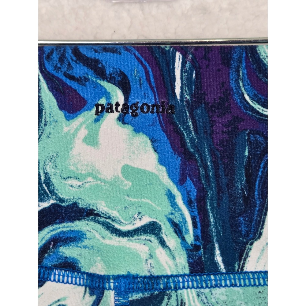 Patagonia Centered Crop Leggings XL Athletic Sporty Yoga Workout Layer Active - Picture 7 of 9